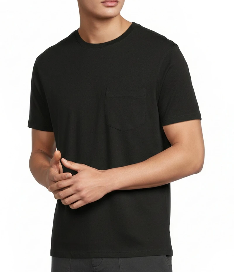 Roundtree & Yorke Big & Tall Short Sleeve Pocket Crew T-Shirt