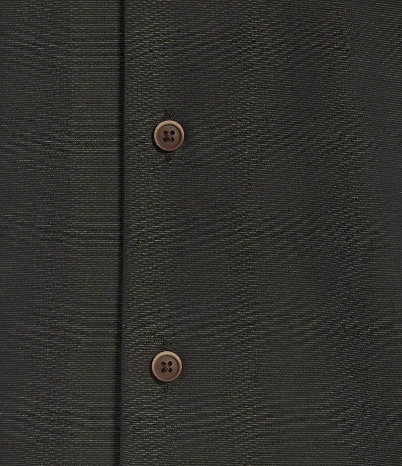 Roundtree & Yorke Big & Tall Short Sleeve Solid Polynosic Camp Sport Shirt