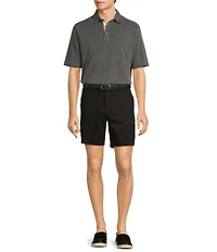 Roundtree & Yorke Big & Tall Short Sleeve Stripe Polynosic Polo Shirt