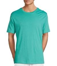 Roundtree & Yorke Big & Tall Solid Cloud Short Sleeve Crew Neck T-Shirt