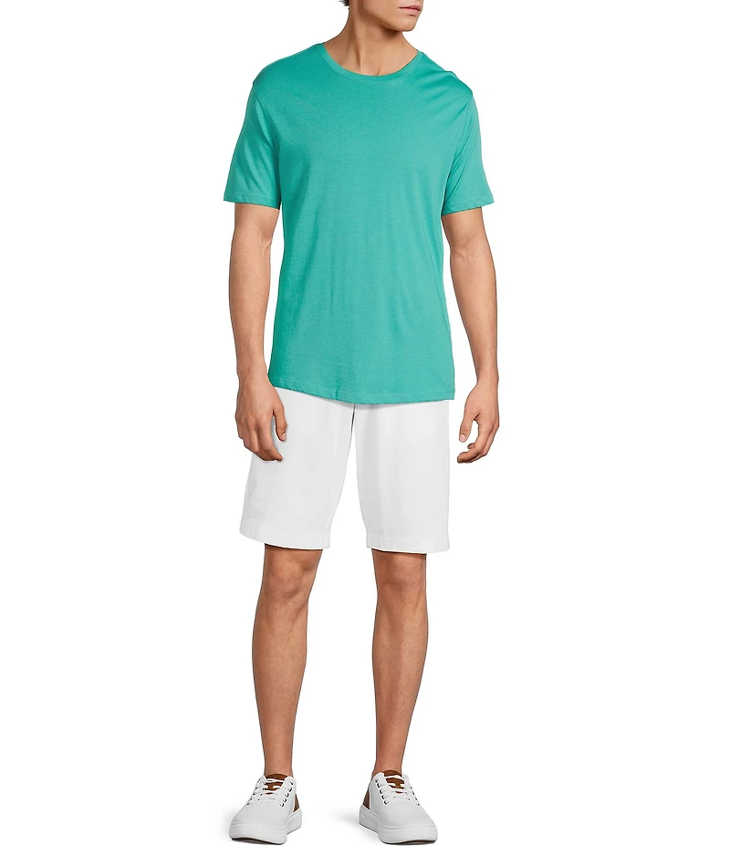 Roundtree & Yorke Big & Tall Solid Cloud Short Sleeve Crew Neck T-Shirt