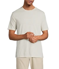 Roundtree & Yorke Big & Tall Solid Cloud Short Sleeve Crew Neck T-Shirt