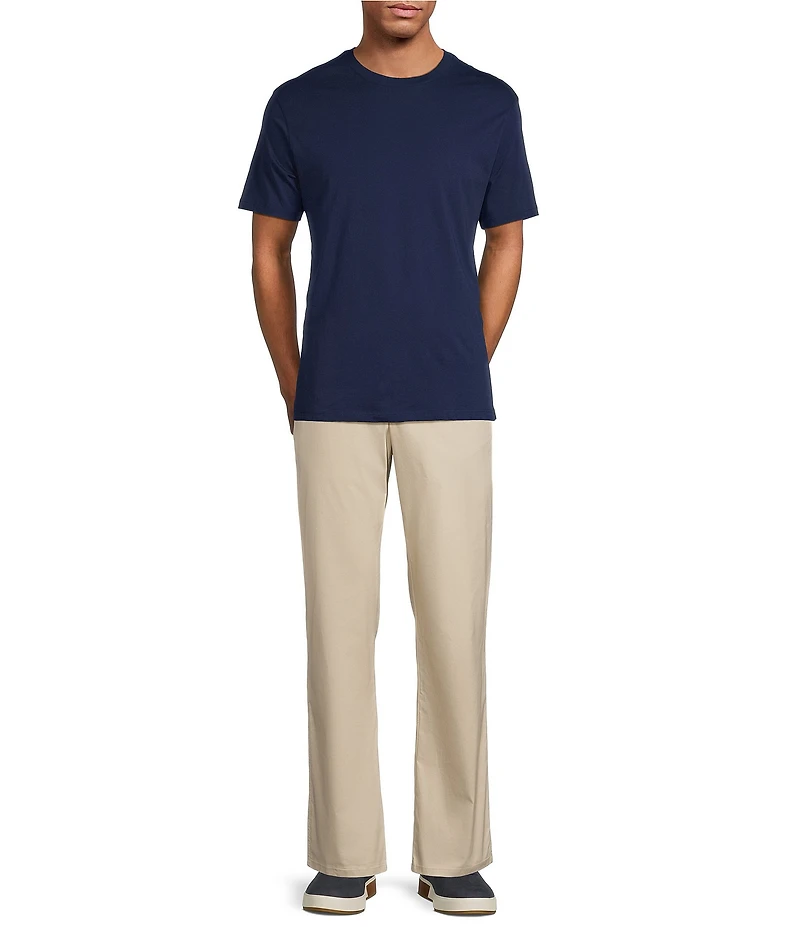 Roundtree & Yorke Big & Tall Solid Cloud Short Sleeve Crew Neck T-Shirt