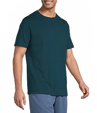 Roundtree & Yorke Big & Tall Solid Cloud Short Sleeve Crew Neck T-Shirt