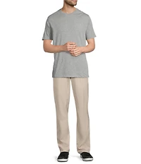 Roundtree & Yorke Big & Tall Solid Cloud Short Sleeve Crew Neck T-Shirt