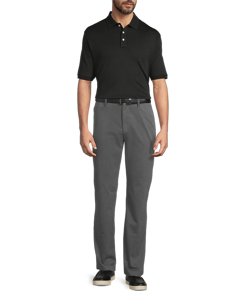 Roundtree & Yorke Big & Tall Supima Cotton Short Sleeve Solid Polo Shirt