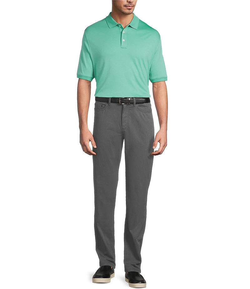 Roundtree & Yorke Big & Tall Supima Cotton Short Sleeve Solid Polo Shirt