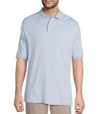 Roundtree & Yorke Big & Tall Supima Cotton Short Sleeve Solid Polo Shirt