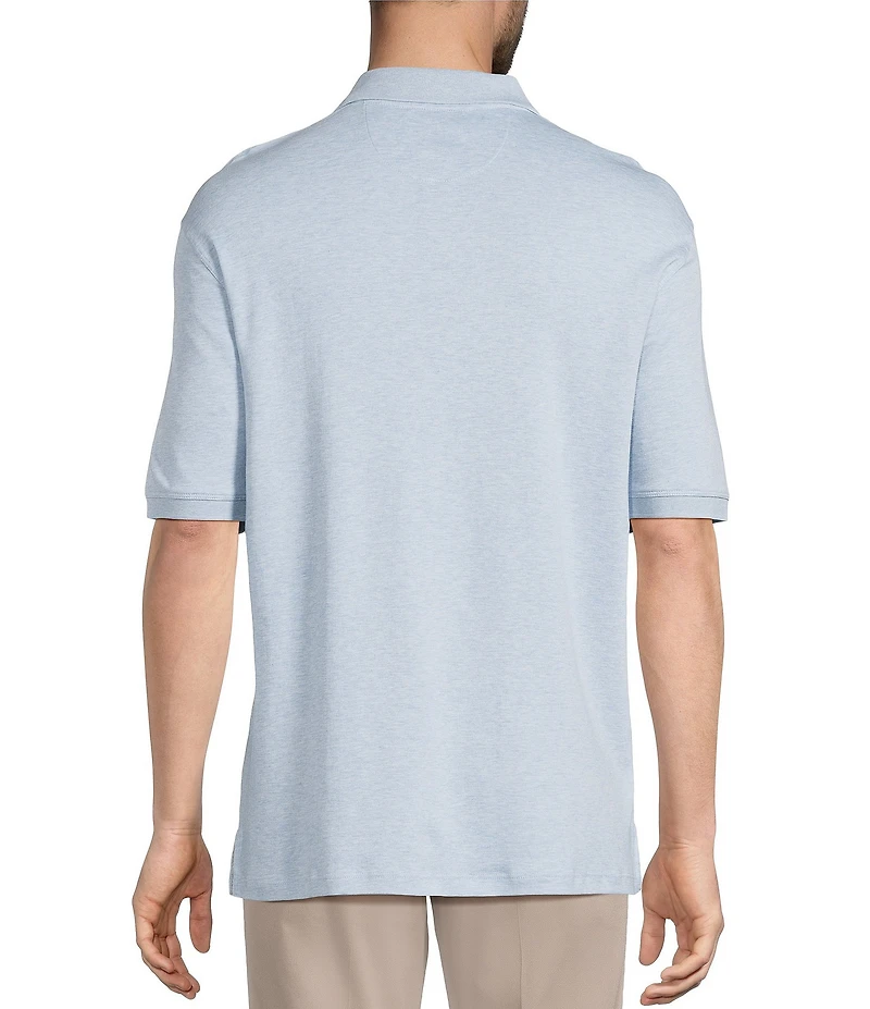 Roundtree & Yorke Big & Tall Supima Cotton Short Sleeve Solid Polo Shirt