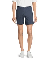 Roundtree & Yorke Big & Tall The Cloud Collection 7#double; Flat Front Washed Chino Shorts