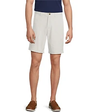 Roundtree & Yorke Big & Tall The Cloud Collection 9#double; Flat Front Washed Chino Shorts