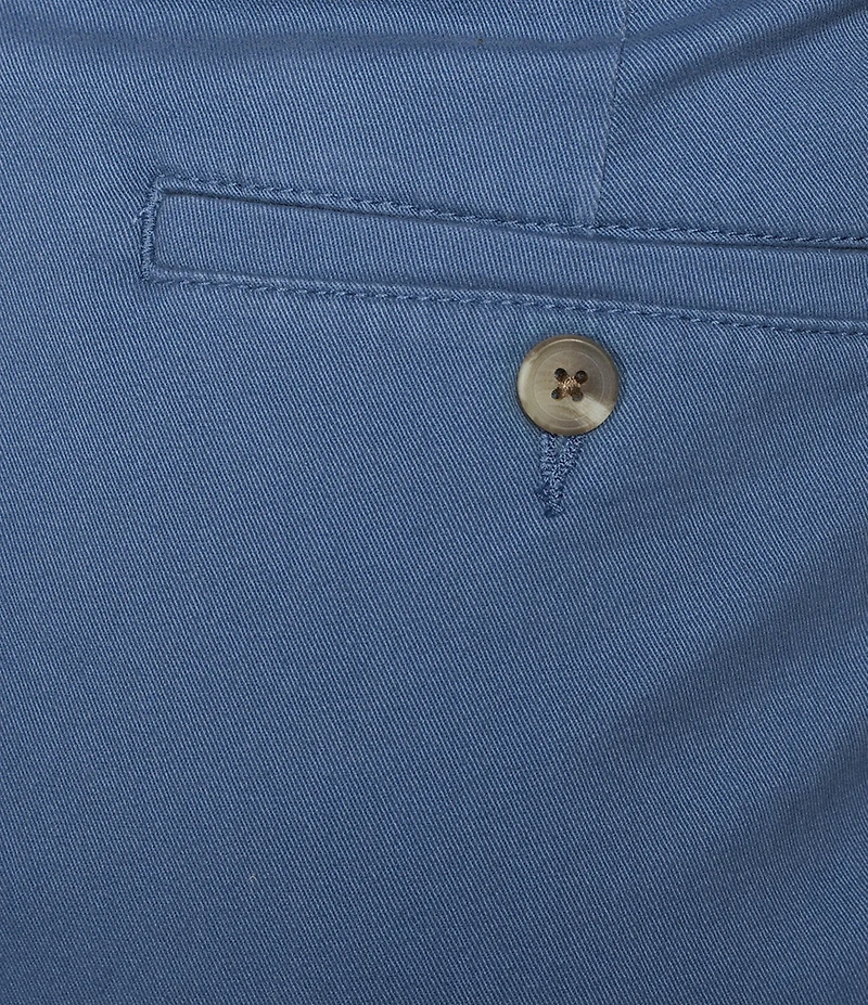 Roundtree & Yorke Big & Tall The Cloud Collection 9#double; Flat Front Washed Chino Shorts