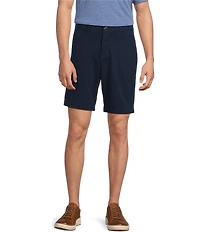 Roundtree & Yorke Big & Tall The Cloud Collection 9#double; Flat Front Washed Chino Shorts