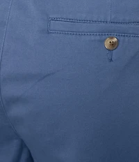 Roundtree & Yorke Big & Tall The Cloud Collection Flat Front Washed Chino 11#double; Inseam Shorts