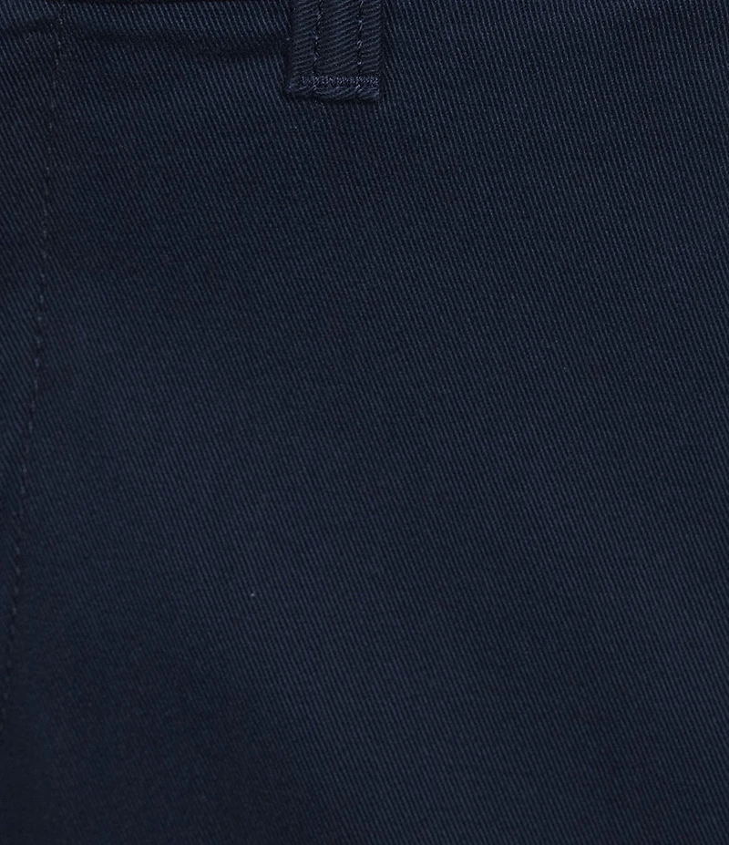 Roundtree & Yorke Big & Tall The Cloud Collection Flat Front Washed Chino 11#double; Inseam Shorts