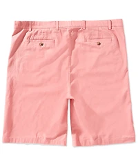 Roundtree & Yorke Big & Tall The Cloud Collection Flat Front Washed Chino 9#double; And 11#double; Inseam Shorts