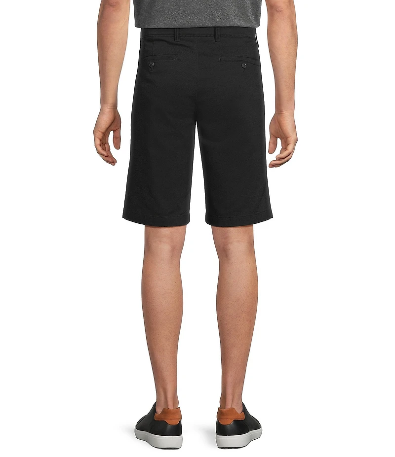 Roundtree & Yorke Big & Tall The Cloud Collection Flat Front Washed Chino 9#double; And 11#double; Inseam Shorts