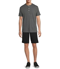Roundtree & Yorke Big & Tall The Cloud Collection Flat Front Washed Chino 9#double; And 11#double; Inseam Shorts