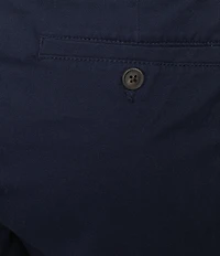 Roundtree & Yorke Big & Tall The Cloud Short Classic Fit Pleated 9#double; Inseam Washed Chino Shorts