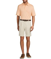 Roundtree & Yorke Big & Tall The Fairway Collection Pleated 9#double; Inseam Performance Shorts
