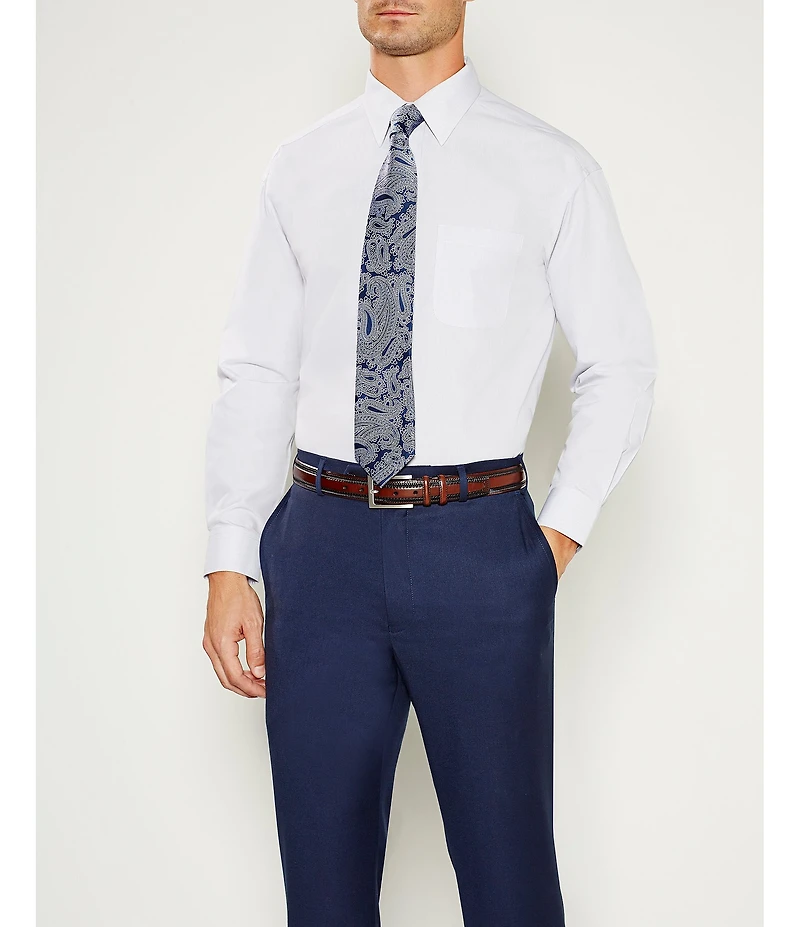 Roundtree & Yorke Big & Tall Travel Smart Comfort Classic/Relaxed Fit Flat Front Non-Iron Dress Pants