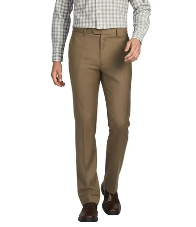 Roundtree & Yorke Big & Tall Travel Smart Comfort Classic/Relaxed Fit Flat Front Non-Iron Dress Pants