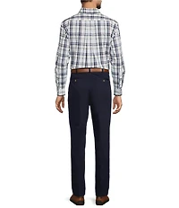 Roundtree & Yorke Big & Tall TravelSmart Easy Care Large Plaid Sport Shirt