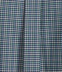 Roundtree & Yorke Big & Tall TravelSmart Easy Care Short Sleeve Twill Small Plaid Sport Shirt