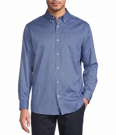Roundtree & Yorke Big & Tall TravelSmart Easy Care Solid Sport Shirt