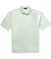 Roundtree & Yorke Big & Tall TravelSmart Short Sleeve Button Front Shirt