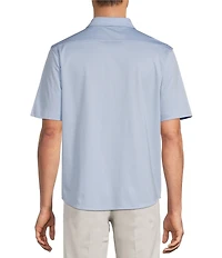 Roundtree & Yorke Big & Tall TravelSmart Short Sleeve Button Front Shirt