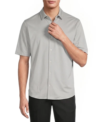 Roundtree & Yorke Big & Tall TravelSmart Short Sleeve Button Front Shirt