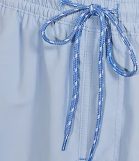 Roundtree & Yorke Boardwalk Cargo 9#double; Solid Swim Trunk