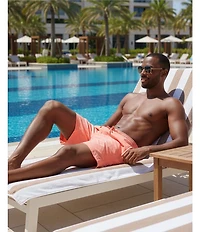 Roundtree & Yorke Boardwalk Cargo 9#double; Solid Swim Trunks