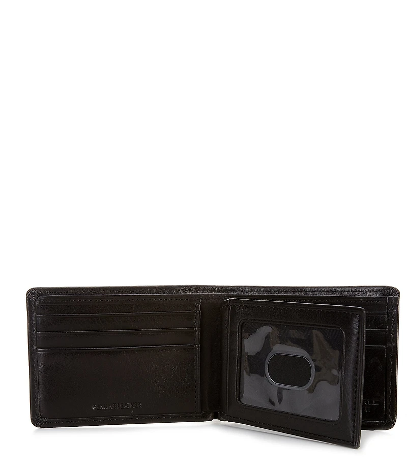 Roundtree & Yorke Cambridge Leather Slim Wing Bifold Wallet