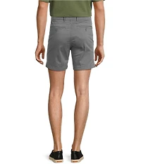 Roundtree & Yorke Casual Straight Fit Flat Front Tech Pocket Printed 7#double; Inseam Shorts
