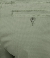 Roundtree & Yorke Casual Straight Fit Flat Front Printed 9#double; Inseam Shorts