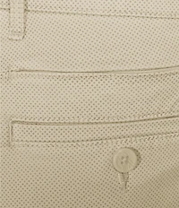 Roundtree & Yorke Casual Straight Fit Flat Front Printed 9#double; Inseam Shorts