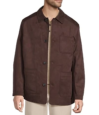 Roundtree & Yorke Chore Faux Suede Jacket