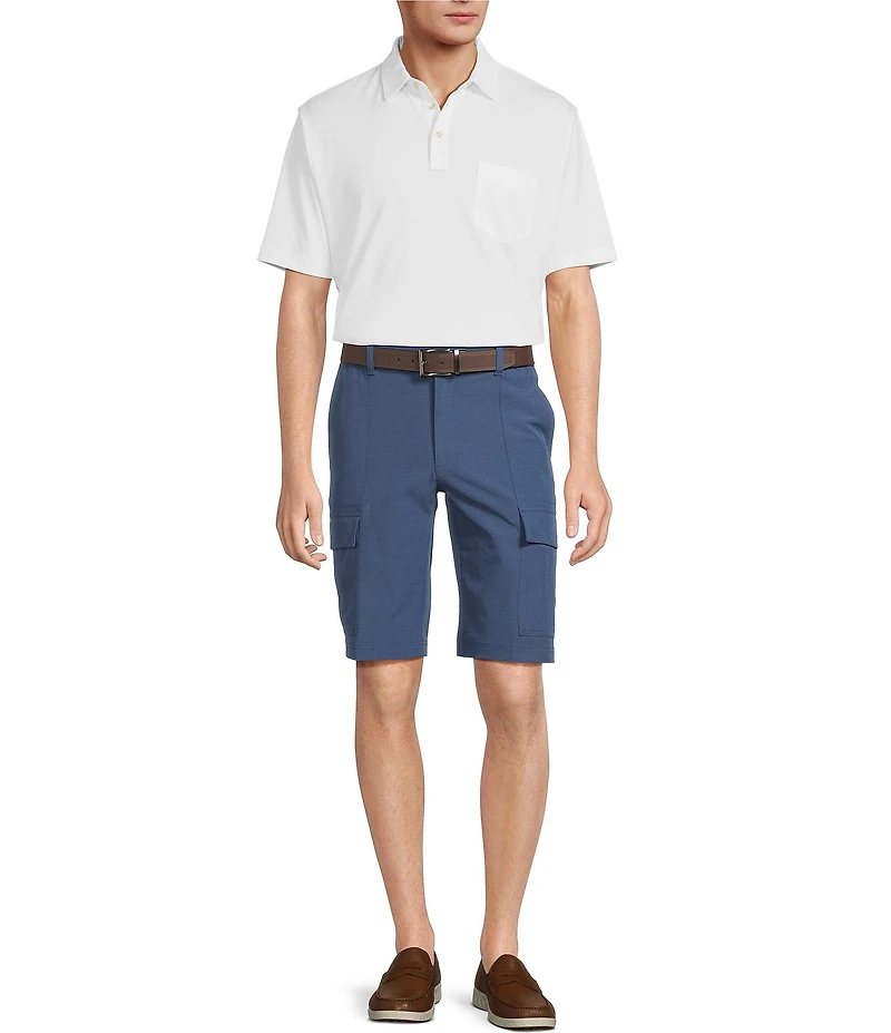 Roundtree & Yorke Classic Fit 11#double; Inseam Cargo Shorts