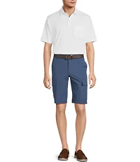 Roundtree & Yorke Classic Fit 11#double; Inseam Cargo Shorts