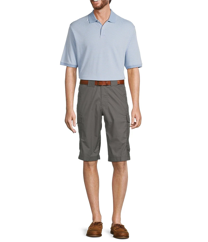 Roundtree & Yorke Classic Fit 13#double; Inseam Cargo Shorts
