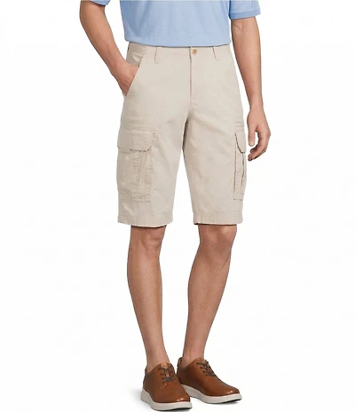 Roundtree & Yorke Classic Fit 13#double; Inseam Utility Cargo Shorts