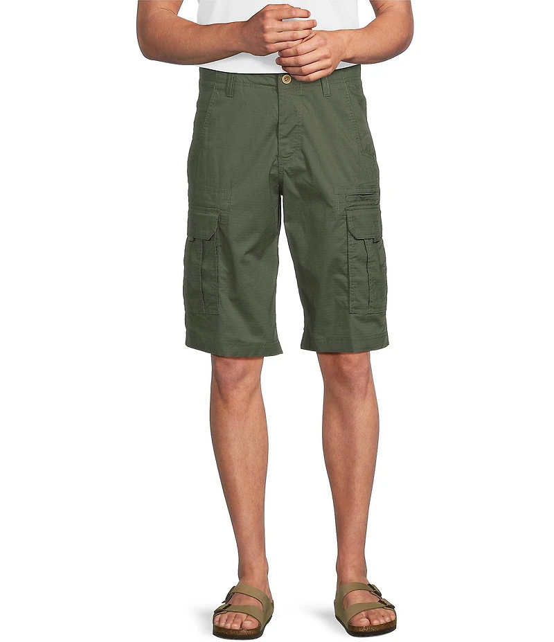 Roundtree & Yorke Classic Fit 13#double; Inseam Utility Cargo Shorts