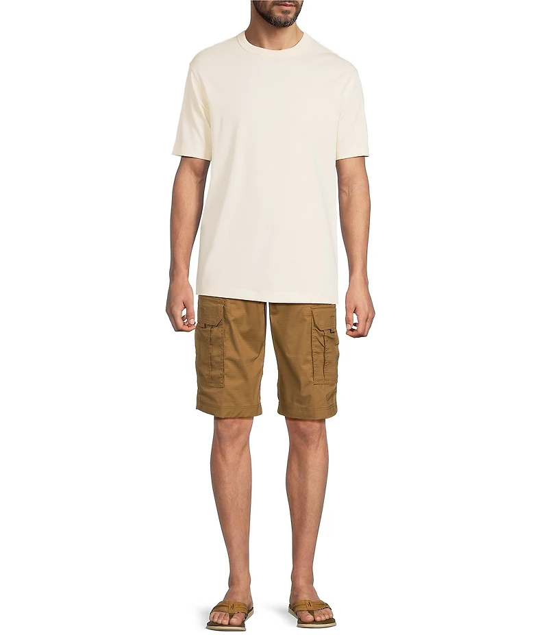 Roundtree & Yorke Classic Fit 13#double; Inseam Utility Cargo Shorts