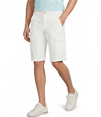 Roundtree & Yorke Classic Fit 13#double; Inseam Utility Cargo Shorts