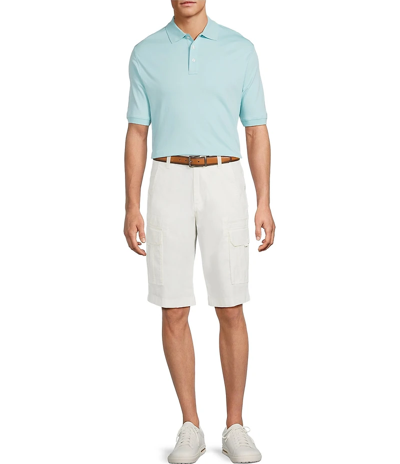Roundtree & Yorke Classic Fit 13#double; Inseam Utility Cargo Shorts