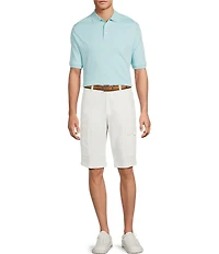 Roundtree & Yorke Classic Fit 13#double; Inseam Utility Cargo Shorts