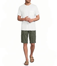 Roundtree & Yorke Classic Fit 13#double; Inseam Utility Cargo Shorts