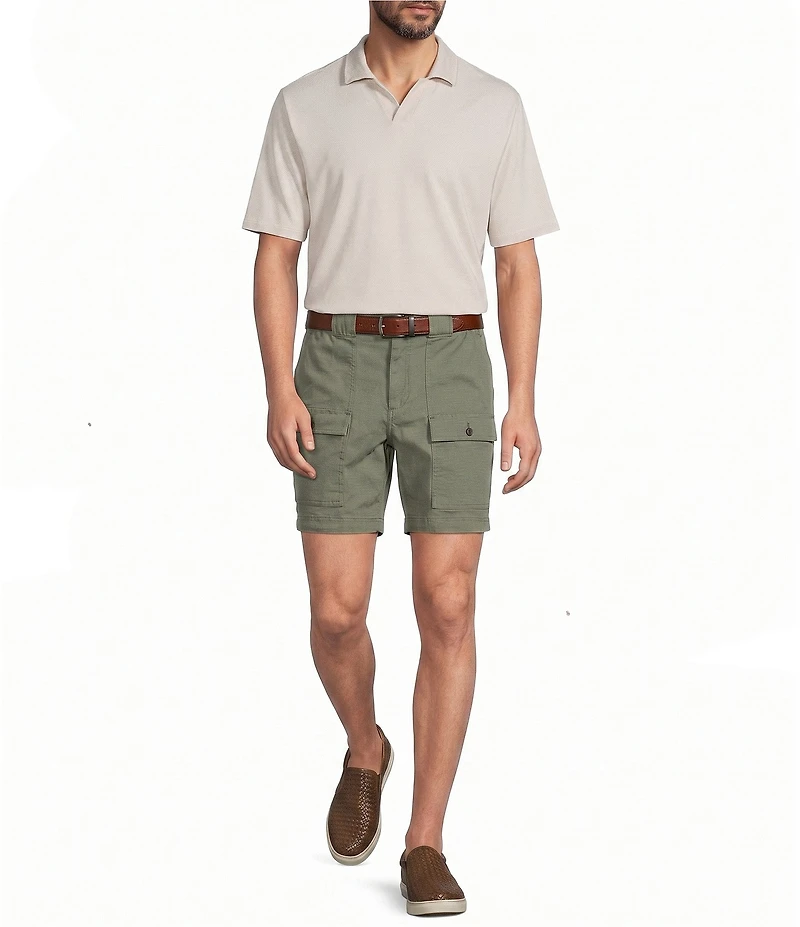 Roundtree & Yorke Classic Fit 7#double; Inseam Hiker Cargo Shorts